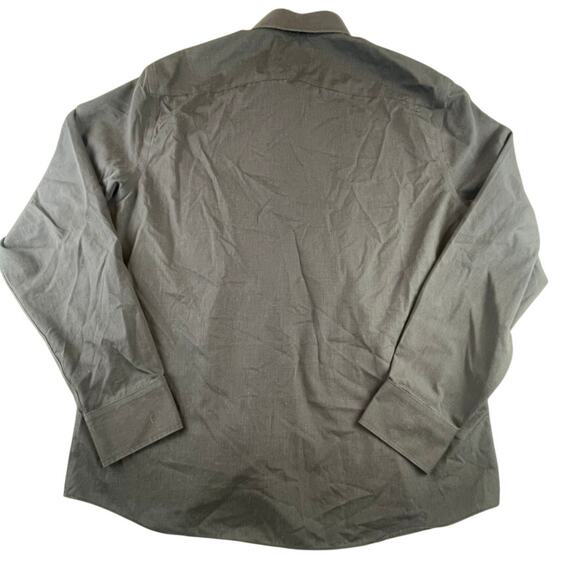Black Stone Untuckit Large Button Down Dress Shirt Long Sleeve - Picture 2 of 7